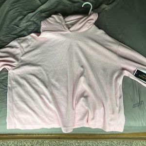 Pink juicy couture cropped hoodie size L